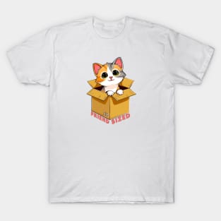 Friend Sized Kitten In A Box #2 T-Shirt